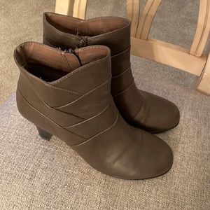 Grey booties